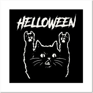 helloween cat calling Posters and Art